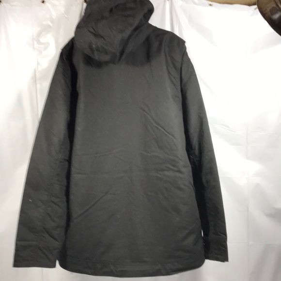 Men’s Black hooded 2XL Rain jacket - Picture 3 of 4